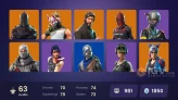 PC/PSN FA / 51 SKINS Black Knight Sparkle Specialist The Reaper Blue Squire Royale Knight OG STW