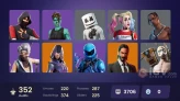 FA / 349 SKINS Ikonik Travis Scott Honor Guard Minty Leviathan Axe Glow Scenario OG STW