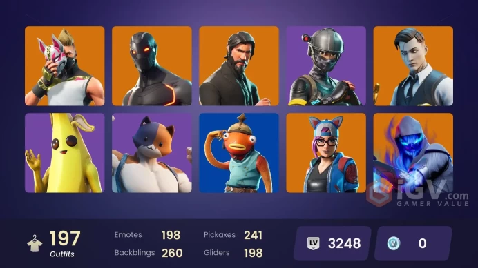 [PC] Full Access: 191 skins, Polo Prodigy, The Reaper, Elite Agent, Take The L, og stw