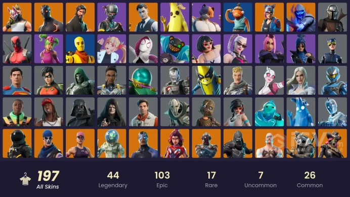 [PC] Full Access: 191 skins, Polo Prodigy, The Reaper, Elite Agent, Take The L, og stw
