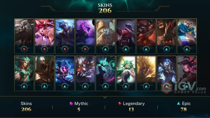 NA EMAIL CHANGEABLE 404 lvl 168 CHAMPS 62K BE 4.8KOE 4 ULTIMATE Dreadnova Darius HEXTECH MALZA Prestige Star Guardian Neeko + INVENTORY SKINS