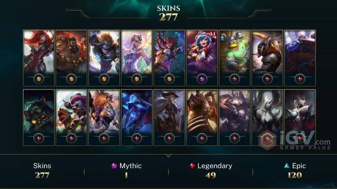 EUW 271 Skins 171 Champs | PROJECT: Pyke | High Noon Ashe | Mecha Rengar | Dragon Fist Lee Sin | Firecracker Sett | LOL0108