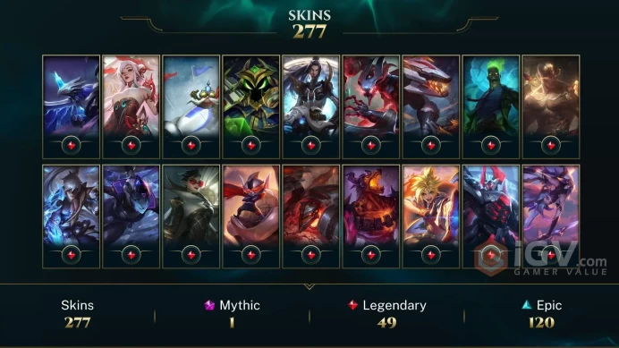 EUW 271 Skins 171 Champs | PROJECT: Pyke | High Noon Ashe | Mecha Rengar | Dragon Fist Lee Sin | Firecracker Sett | LOL0108
