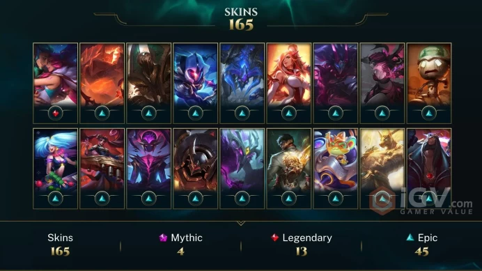 NA EMAIL CHANGEABLE 387 lvl 163 CHAMPS 185K 165 skins 6x VICTORIOUS BE 80 L LEGENDS Lancer Zero Hecarim Prestige Fuzz Fizz 2X LAST PLAY 2024