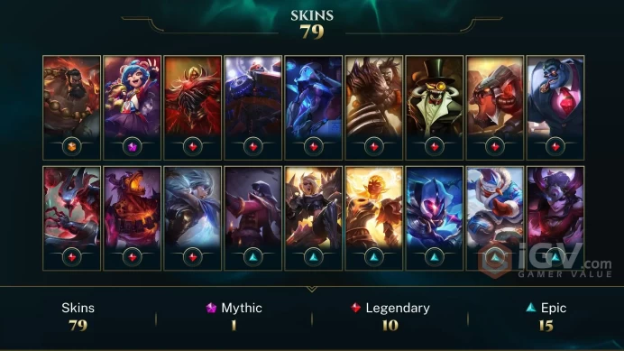 EUW / BRONZE 2 - 116 Champ - 79 Good Skins(1 Ultimate, 1 Mythic, 10 Legendary, 15 Epic) - 11.4K BE S4 ACC - HANDMADE - FULL ACCES -CHEAP