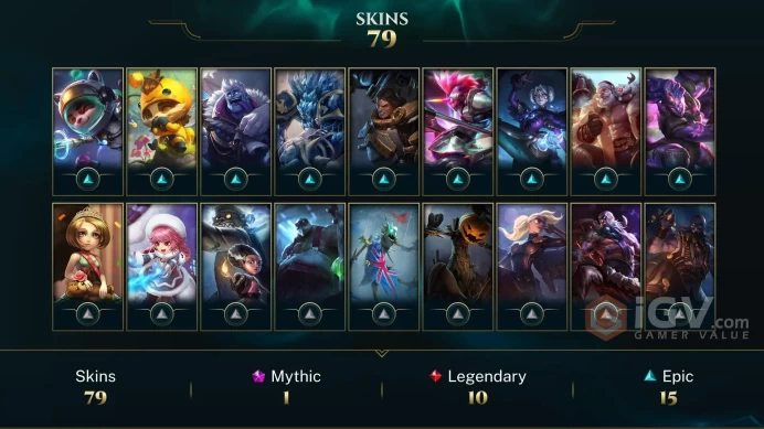 EUW / BRONZE 2 - 116 Champ - 79 Good Skins(1 Ultimate, 1 Mythic, 10 Legendary, 15 Epic) - 11.4K BE S4 ACC - HANDMADE - FULL ACCES -CHEAP
