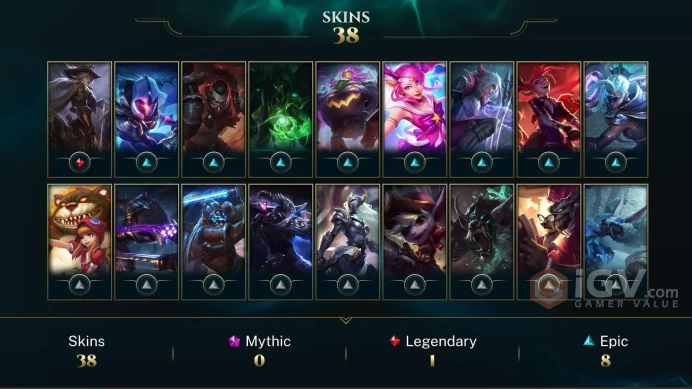 EUW League Account: +40 Skins | Full Access | Instant Delivery!