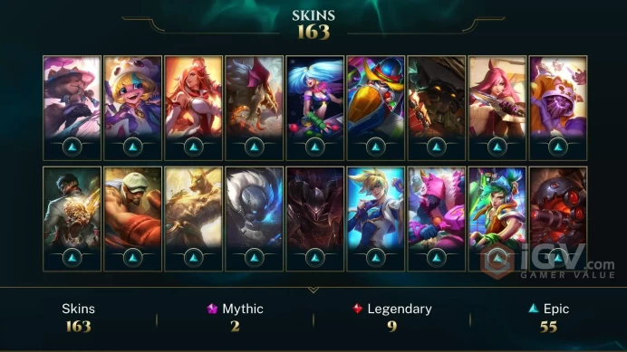 NA League Account: +163 Skins | Full Access | Instant Delivery!
