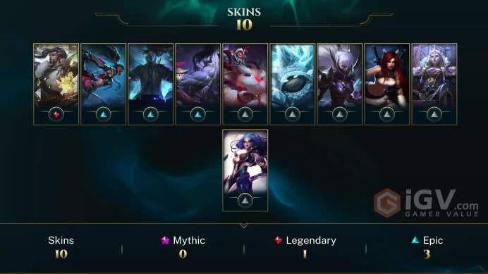 Rank: Currently - Master 1 LP [EUW] > 55 Champions > 10 skins > verified Email > Handmade >15.6K BE