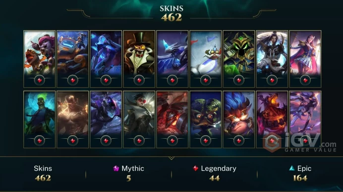 EUW 454 Skins 172 Champs | PROJECT: Pyke | Blood Moon Pyke | Battle Academia Garen | Astronaut Ivern | Arctic Ops Kennen | LOL0107