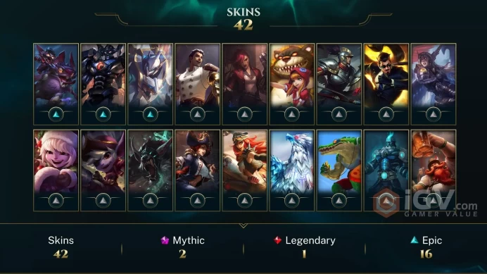 ME EMAIL CHANGEABLE 83 CHAMPS 42 SKINS 10K BE Prestige Bewitching Miss Fortune GUN GODDESS MF PF EZREAL 2X LAST PLAY 2024