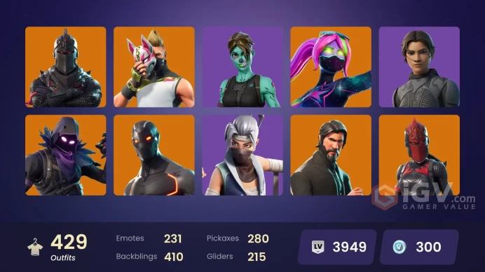 [PC/XBOX] 428 skins | OG STW | Black Knight | Merry Mint Axe |Sparkle Specialist | The Reaper | Neo Versa | Blue Squire | Royale Knight | 300 VB