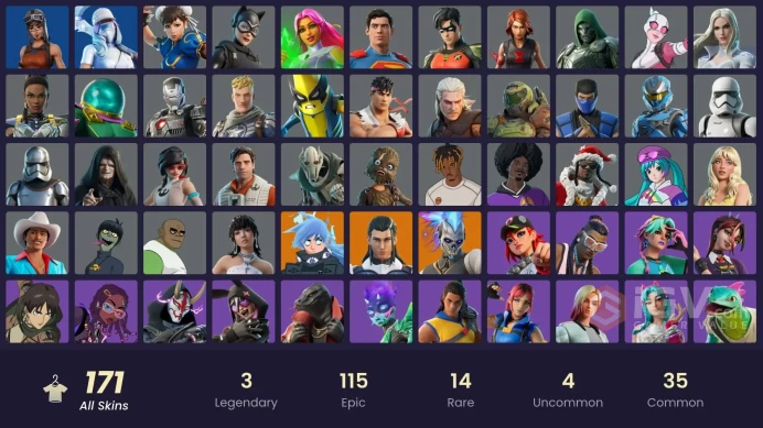 [PC/PSN/XBOX] 171 skins | Renegade Raider | Nezumi | The Ageless | Renzo the Destroyer | Captain Phasma |	N20