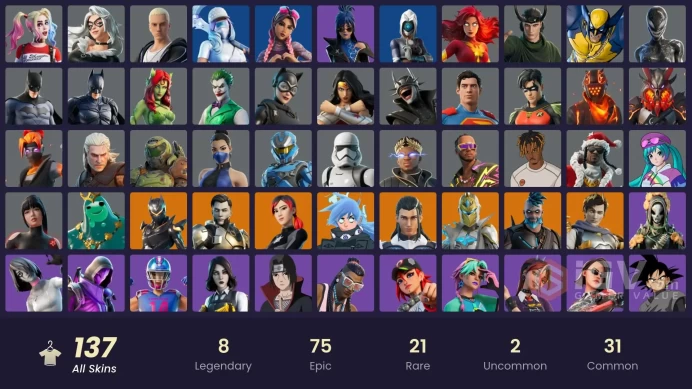 [PC/PSN/XBOX] 137 skins | Ascendant Midas | Midas Rex | Nezumi | Omegarok | The Ageless | Spectra Knight | Oblivion |	N21