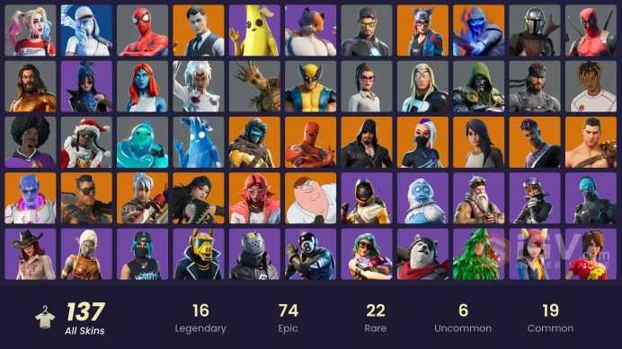 [PC/XBOX] 137 skins | Gold Midas | Gold Brutus | Vivi Chroma | Catalyst | Valeria | Gear Specialist Maya |	N27