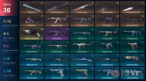 NA 36 skins | Kuronami Vandal | Singularity Butterfly Knife | Nocturnum Phantom | Reaver Vandal | Montage Axe | Mystbloom Vandal | V0594