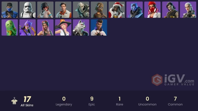 [PSN/PC] 17 skins | Cobalt Snowfoot | General Grievous | First Order Stormtrooper | Poe Dameron | Wookiee Team Leader | Apprentice | 1500 VB