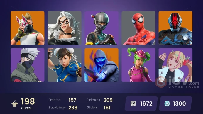 [ALL PLATFORMS]-186 Skin-Take The L-Elite Agent-Ryu-Zuko-Kitana (MK3)-Kakashi Hatake-Raiden (MK3)-Naruto Uzumaki-Black Cat-Scorpion (MK3)-