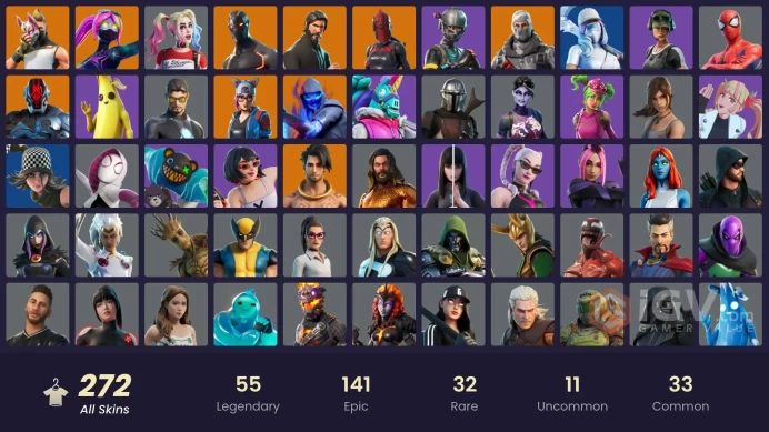 259 skins | The Reaper | Elite Agent | Take The L | Blue Team Leader | Sub Commander | Havoc | Tart Tycoon | Trailblazer | Heron Stance Hero