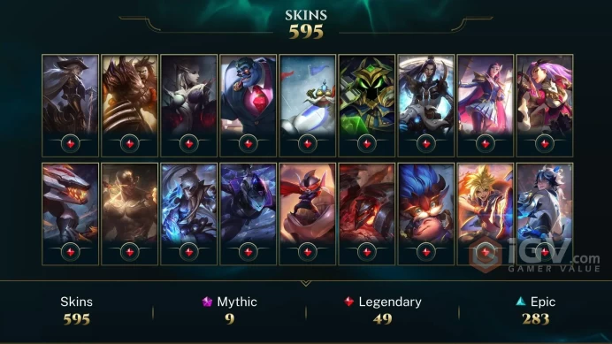 EUW 585 Skins 172 Champs | PROJECT: Pyke | Eternal Aspect Diana | Blood Moon Pyke | Sentinel Pyke | Odyssey Karma | LOL0111