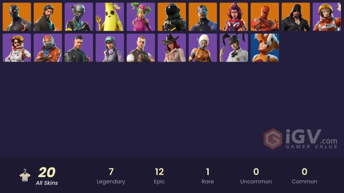 [PC/PSN] 20 skins | The Reaper | Elite Agent | Blackheart | Omega | Hybrid | Carbide | Dark Voyager | Valor | Mission Specialist | Battlehawk