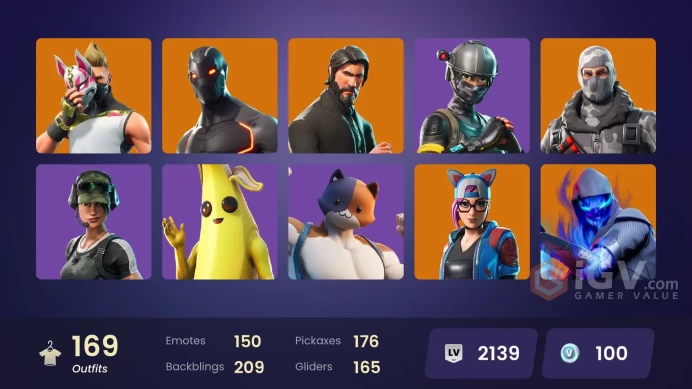 [PC/XBOX] 168 skins | OG STW | The Reaper | Elite Agent | Omega (stage 5) | Sub Commander | Trailblazer | Havoc | World Warrior | 100 VB