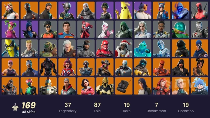 [PC/XBOX] 168 skins | OG STW | The Reaper | Elite Agent | Omega (stage 5) | Sub Commander | Trailblazer | Havoc | World Warrior | 100 VB