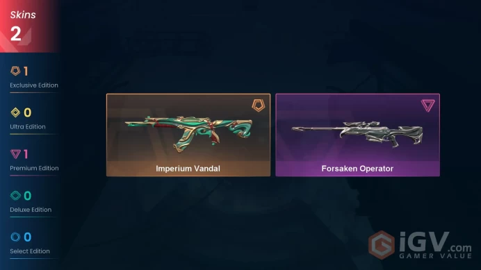 EU 2 skins | Imperium Vandal | Forsaken Operator | V0615