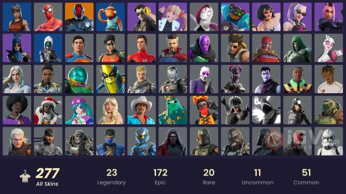 [PC / PSN] 165 skins | arcane jinx/.xander/ chun li/ Naruto Uzumaki | Arcane Jinx | Mizuki | The Foundation | Nezumi | Renzo the Destroyer | BX7