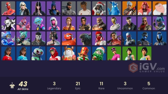 43 Skins Fa // Fixer // Sultura // Hot Marat // Godzilla Evolved // gs079
