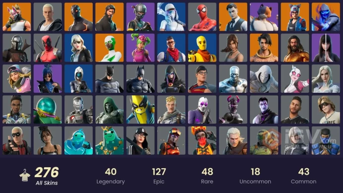 [PC/XBOX] 276 skins | The Reaper | Leviathan Axe | Elite Agent | Blue Team Leader | Gold Brutus | Gold | Rogue Agent | Point Patroller | 300 VB
