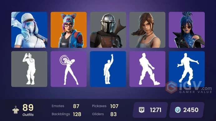 | PC/PSN | 89 SKINS | Peter Griffin | Spectra Knight | Omegarok | Valeria | Zenith | Hybrid | Lynx | Blackheart | Kymera | 2450 VBUCKS | GLWjg |