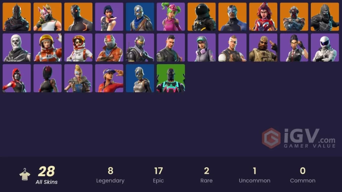 [PSN/XBOX/PC/NINT] Email | Black Knight | Blue Squire | Royale Knight | Take The L | Floss | Mako | Omega | Skull Trooper | 28 Skins