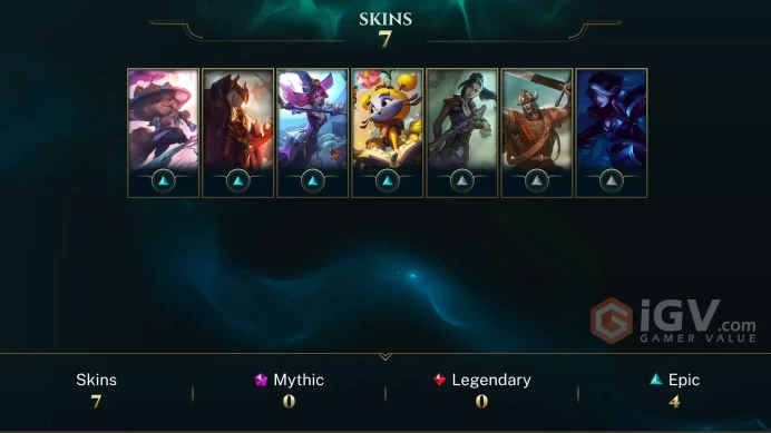 EUW PLAT 2 I 2Win0Lose %100 WR - 7 Skin - 35 Champ - 2020 Handmade Accoutn - Smurf - Placement Games- Full Acces
