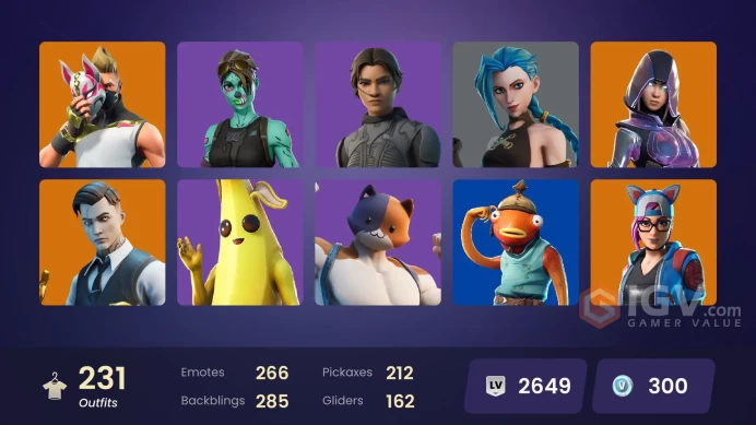 [PC/XBOX] 231 skins | OG STW | Glow | Gold Brutus | Gold Midas | WORLD CUP | Gold Meowscles | Clutch | Elite Zadie | Trilogy | Juke | 0 VB