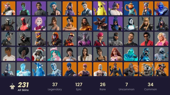 [PC/XBOX] 231 skins | OG STW | Glow | Gold Brutus | Gold Midas | WORLD CUP | Gold Meowscles | Clutch | Elite Zadie | Trilogy | Juke | 0 VB