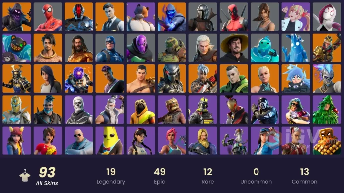 !! [PC/XBOX/NINT/PSN] FA | 93 skins | Gold Brutus | Gold Midas | Cloud Striker | Predator | Menace | The Foundation | Twyn