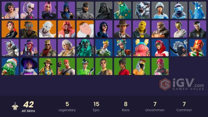 !! [PC/XBOX/NINT/PSN] FA | 42 skins | Heron Stance Hero | Peter Griffin | Malik | Polarity | Valeria | Snap | Poseidon | Darth Vader