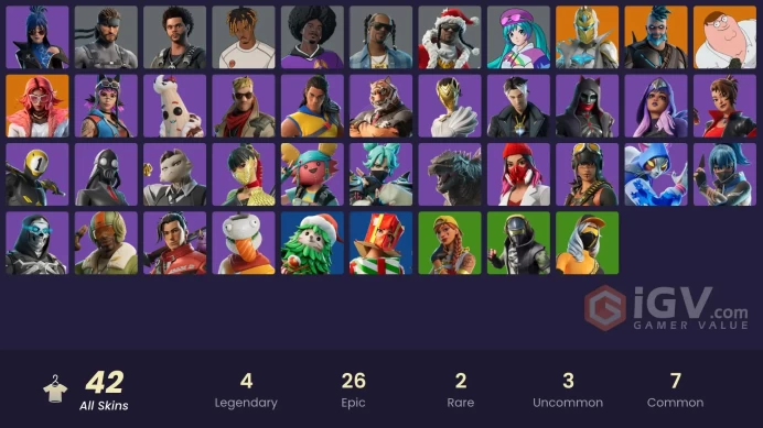 * [PC/XBOX/NINT/PSN] FA | 42 skins | Peter Griffin | Valeria | Omegarok | Spectra Knight | Solid Snake | LBC '93 Dogg | Santa Dogg