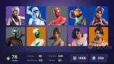 76 skins | Leviathan Axe | Arcane Vi | Shady Doggo | Nezumi | Menace | Renzo the Destroyer | Kymera | Backlash | Joey | Midas Rex|Spire Assassin