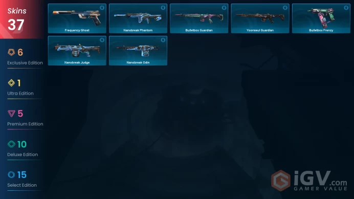 37 Skin // EU-TR // Elderflame + RGX + Prelude To Chaos + Ruination + Singularity + Ion + Reaver + Magepunk + Recon // FULL Access