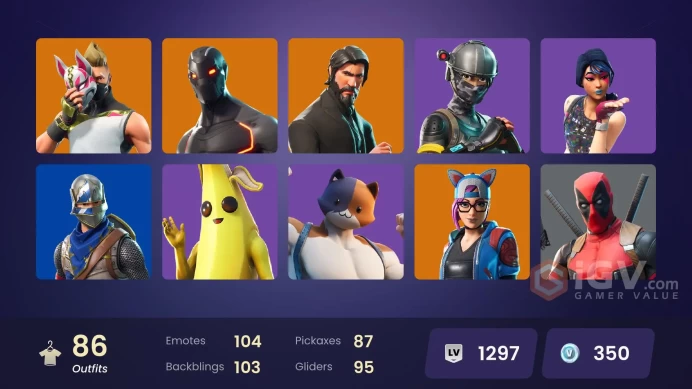 [EMAIL CHANGEABLE] Skins: 86 | AC/DC, Sparkle Specialist, Floss, Royale Knight, Blue Squire, The Reaper, Hot Marat, OG STW, Take The L, #3856