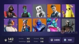 142 skins | OG STW | IKONIK | Gold Midas | Carbon Commando | Trilogy | Point Patroller | Prodigy | Kymera | DJ Bop | The Prisoner | Vi | Ruin