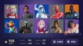 158 skins | Leviathan Axe | Sultura | Cloud Striker | Heron Stance Hero | NBA 75 Swish | Shuto Striker | Kata Captain | Keri Commander | Fixer