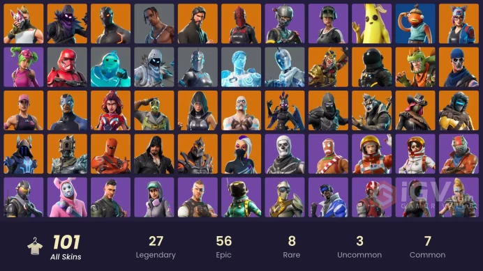 101 skins | Travis Scott | OG STW | The Reaper | Elite Agent | Blue Team Leader| Rush | Blue Striker | Trailblazer | Carbon Commando