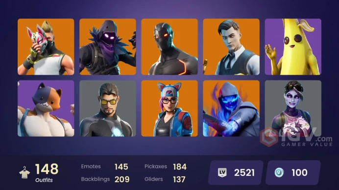 149 skins | Blue Team Leader | Gold Brutus | Gold Midas | Trilogy | Point Patroller | Rogue Agent | Prodigy | Blue Striker | The Prisoner