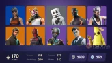 169 skins | OG STW | Renegade Raider | Rogue Spider Knight | The Reaper | Elite Agent | Omega (stage 5) | Carbon Commando | Royale Bomber
