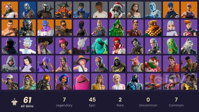 [PC] 61 skins | OG STW | Blue Squire | Joey | Menace | Kymera | Drift | Predator | Mandalorian | Pyreheart | Glacial Dummy | Sub-Zero (MK3) | La
