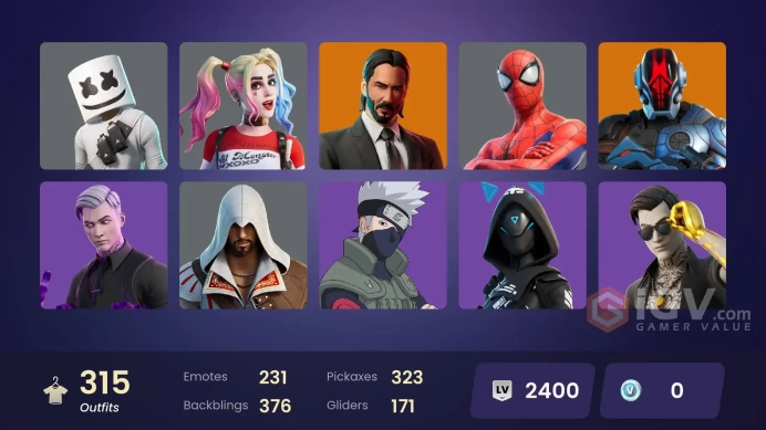 [ALL PLATFORMS]-315 SKIN-252.000 V-BUCKS SPEND-FULL ACCESS-LIFE TIME WARRANTY