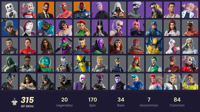 [ALL PLATFORMS]-315 SKIN-252.000 V-BUCKS SPEND-FULL ACCESS-LIFE TIME WARRANTY